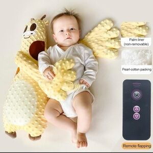 Baby Sleep Soother, Automatic Palm Patting Plush Pillow for Toddlers,